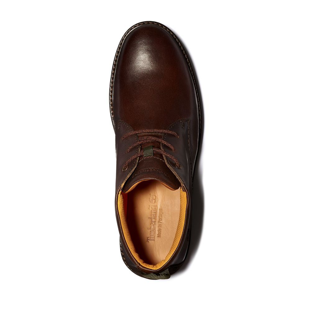 Botas Chukka Masculino - Timberland Oakrock Impermeavel - YKIHN5769 - Marrom Escuro